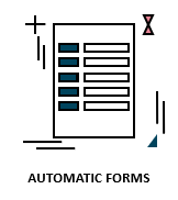 Creation and layout of automated forms that can be filled out on the Web.