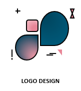 Creation of a logo with a professional graphic designer.